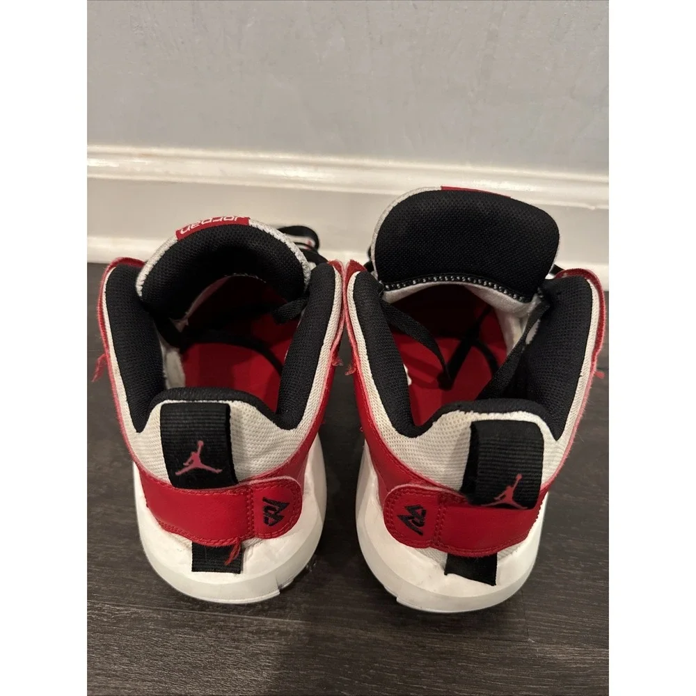 Jordan One Take 5 Shoes White GYM RED SNEAKERS Size 6.5Y Used Condition - Picture 4 of 11